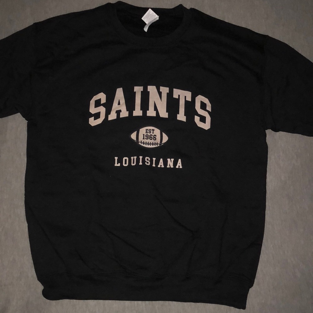 Saints crew neck (medium) *never worn*